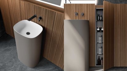 Mobili da Bagno con Maniglia a Gola